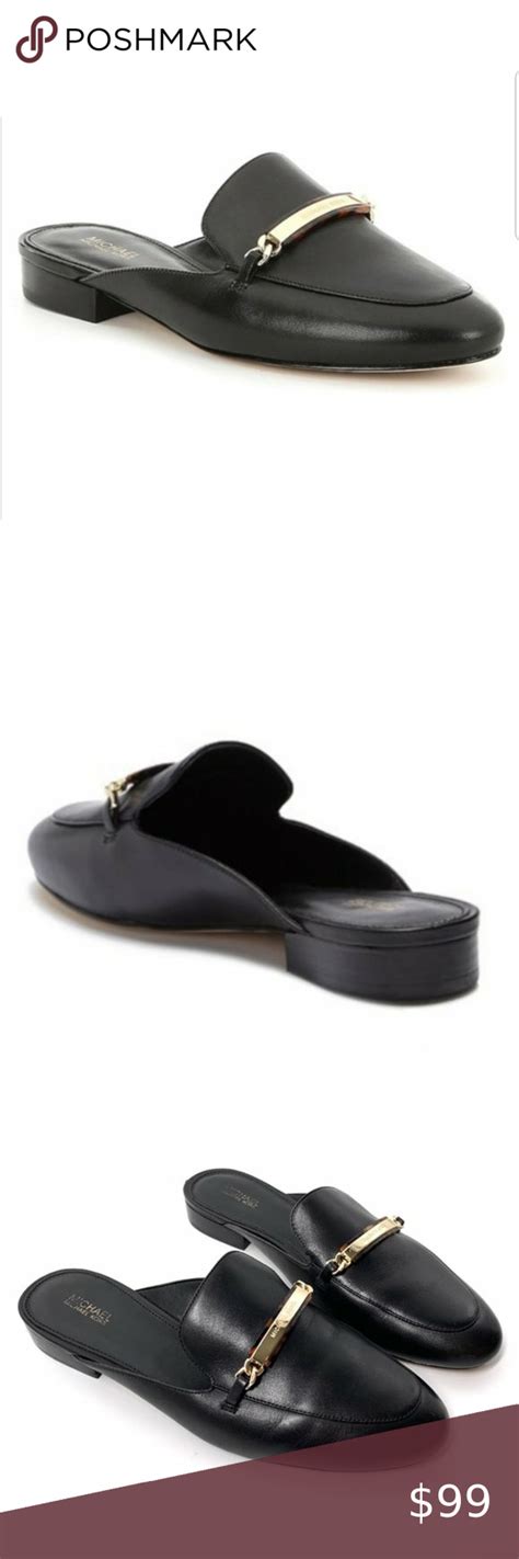 michael kors nadia slide black|Michael Kors black slippers women.